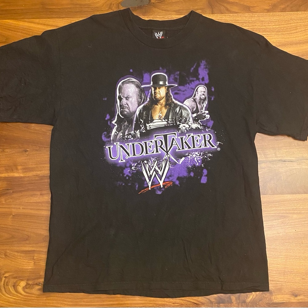 Vintage WWE The Undertaker Shirt Black Xtra Large World Wrestling Entertainment
